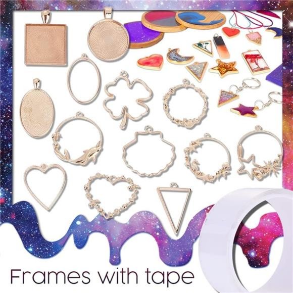 Epoxy Resin Kit for Beginners - Silicone Molds UV Light Clear Casting DIY Kits - Picture 5 of 6